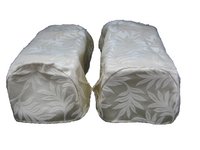 View Item Leaf Design Pair of Arm Caps (Ivory)